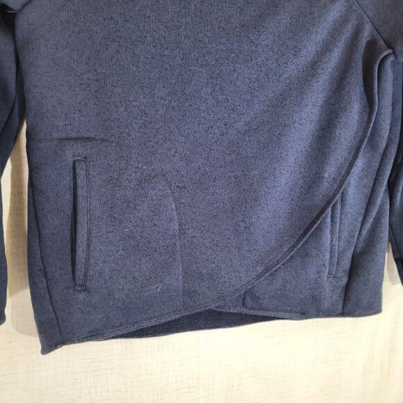 Merrell Womens Sweater Weather XL Blue Pullover Button Collar Pockets Casual EUC - Picture 4 of 11